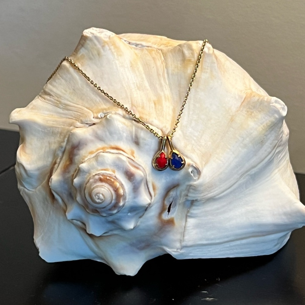 Kendra Scott gold charm necklace